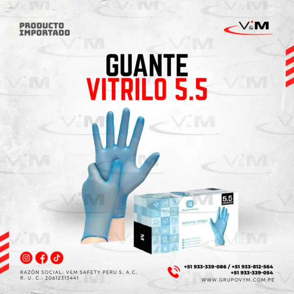 Guante vitrilo 5.5 - PRODUCTO IMPORTADO