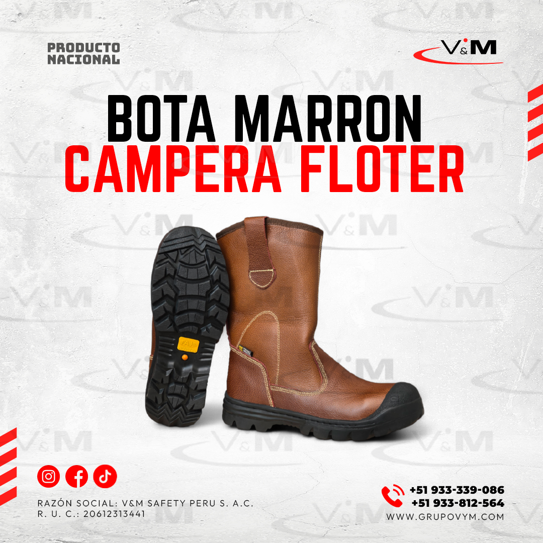 BOTA CAMPERA MARRÓN FLOTER NACIONAL copia