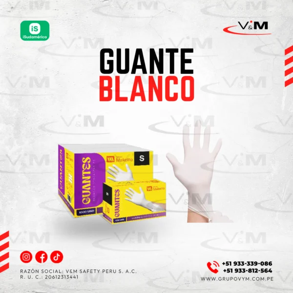 Guantes blancos - PRODUCTO IMPORTADO